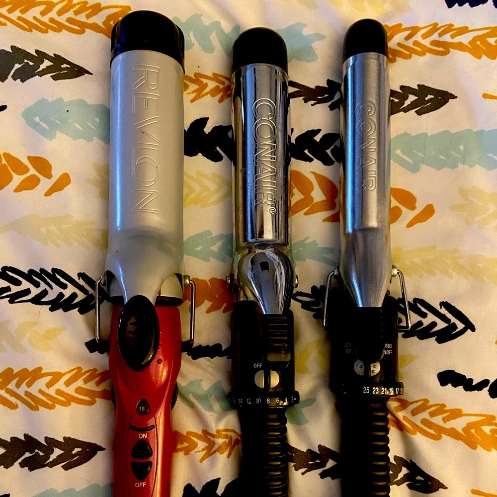 Beach waves for days! Trio of curling irons